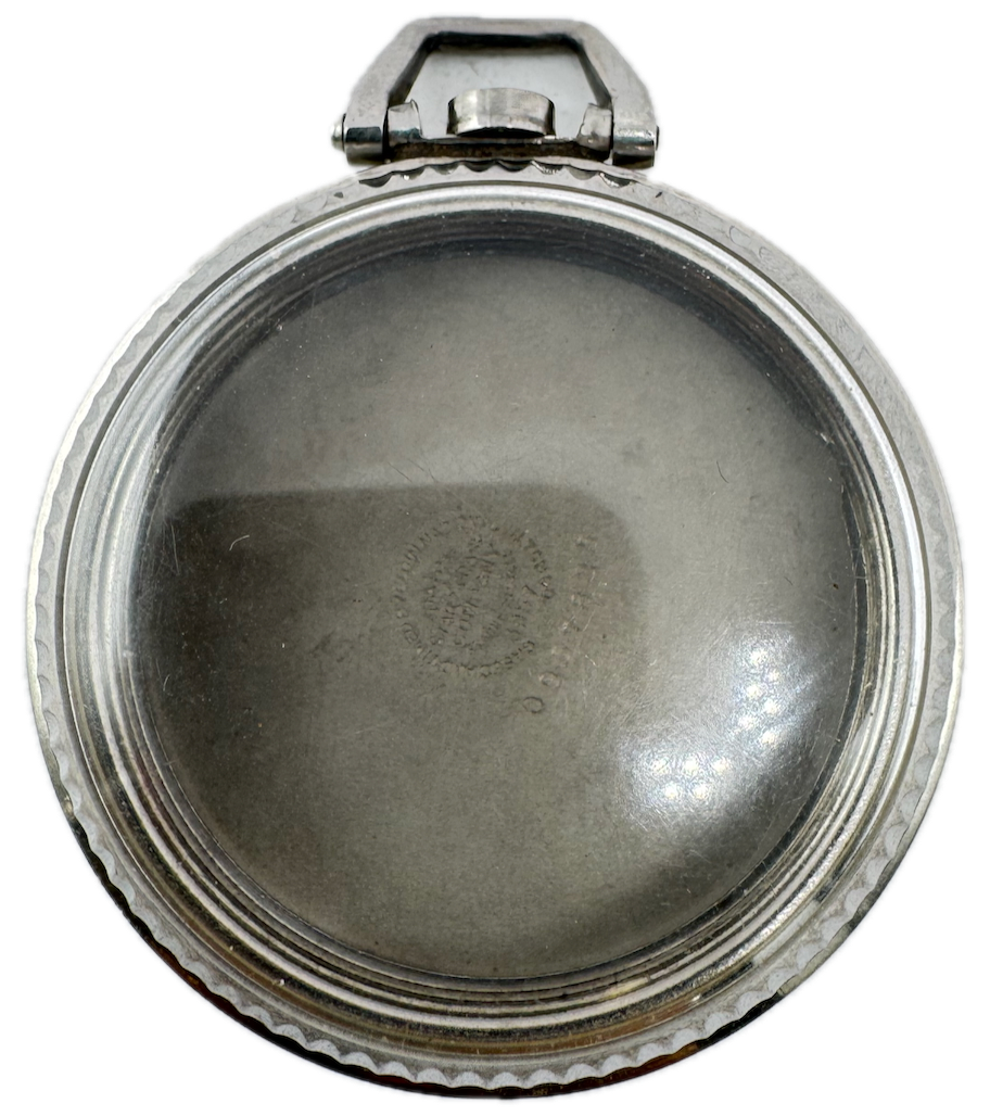 Antique 16 Size Keystone Elgin Railroad 3057 Pocket Watch Case Stainless Steel