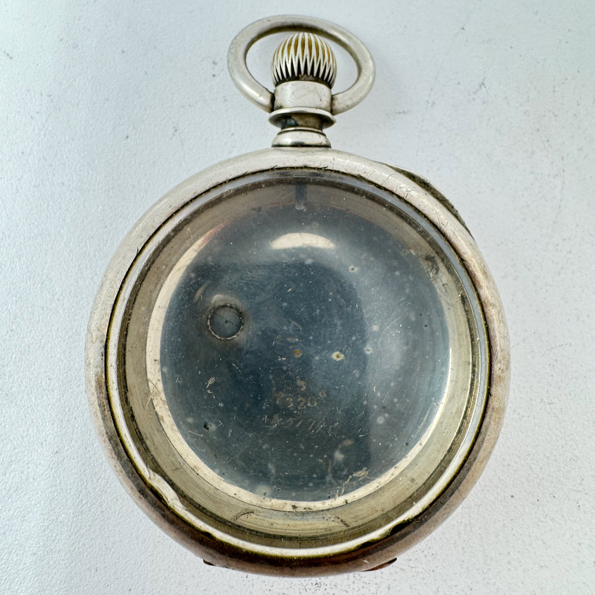 Antique 18 Size Dueber Arm Hammer 1842 3 Ounce Pocket Watch Case Coin Silver