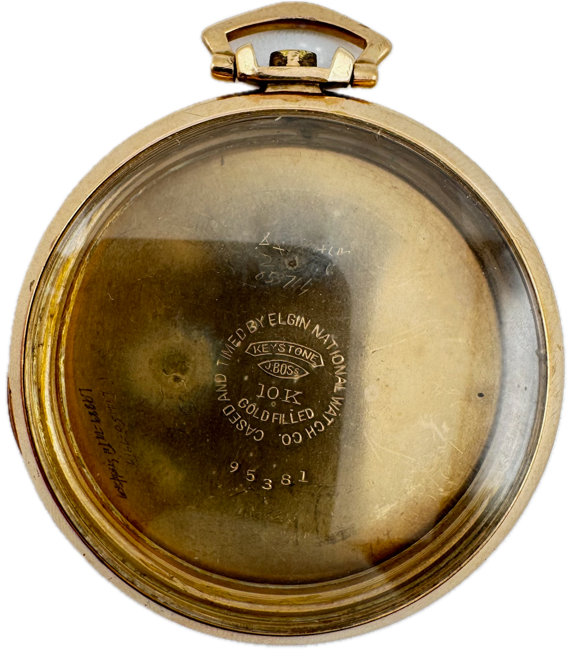 Antique 12 Size Keystone Open Face Pocket Watch Case 10k GF La Salle & Koch USA