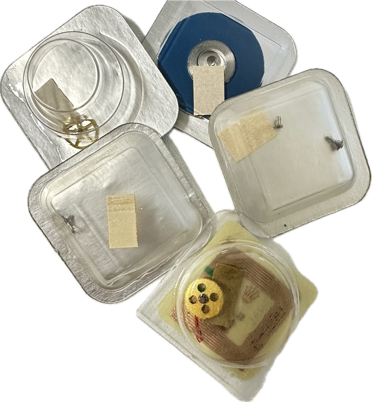New Sealed Rolex Caliber 2130 Watch Parts (Mainspring, Pinion, Escape Wheel, +)