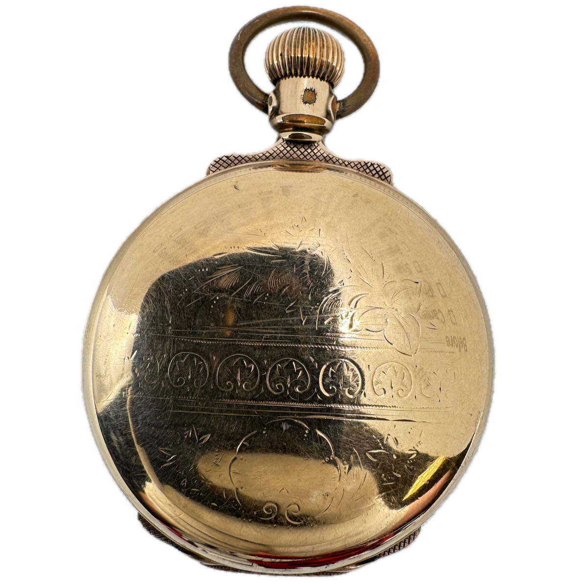 Antique 18 Size Excelsior Box Hinge Hunter Pocket Watch Case Gold FIlled USA