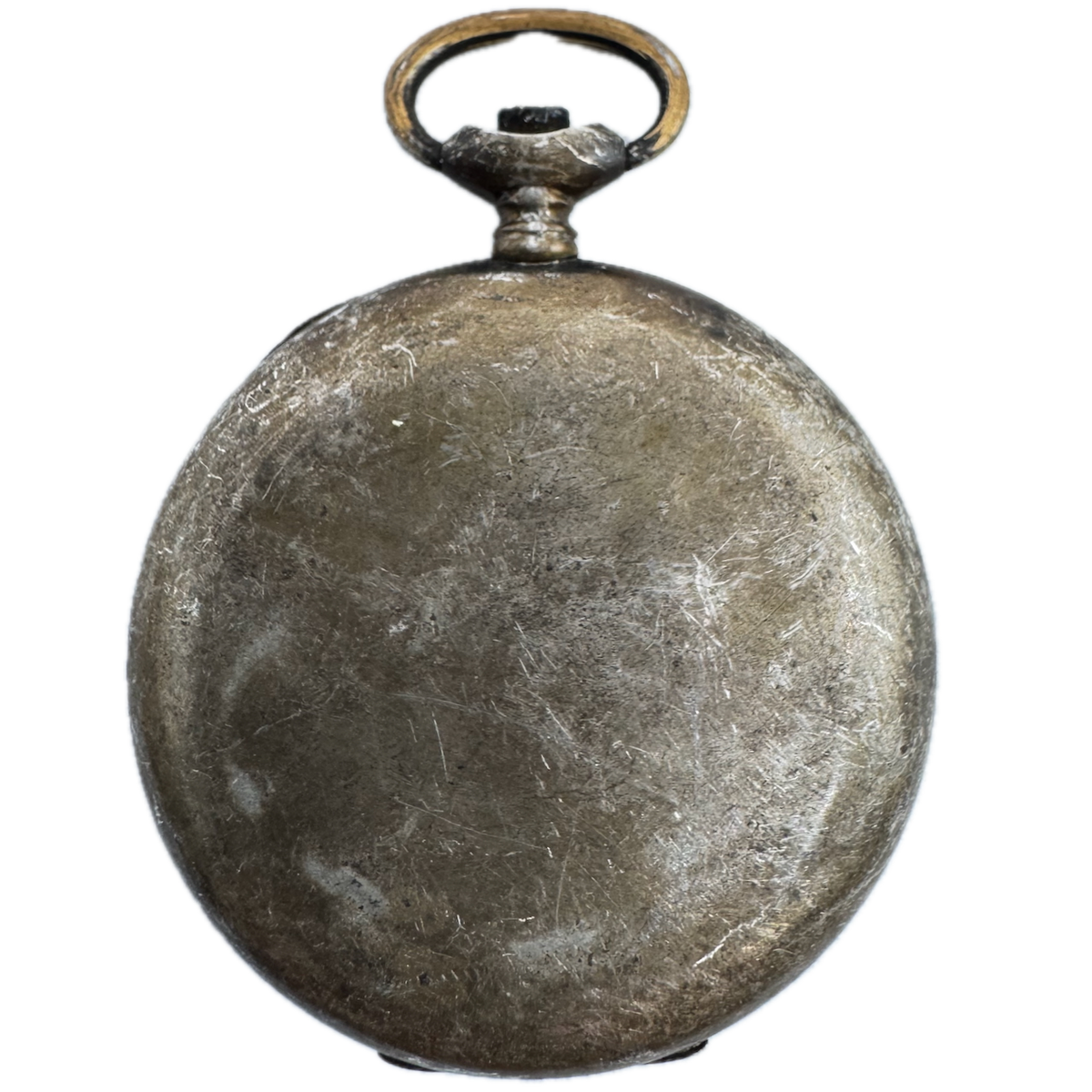 Antique 37.5mm Seikosha SKS Open Face Pocket Watch Case .900 Silver Hinged