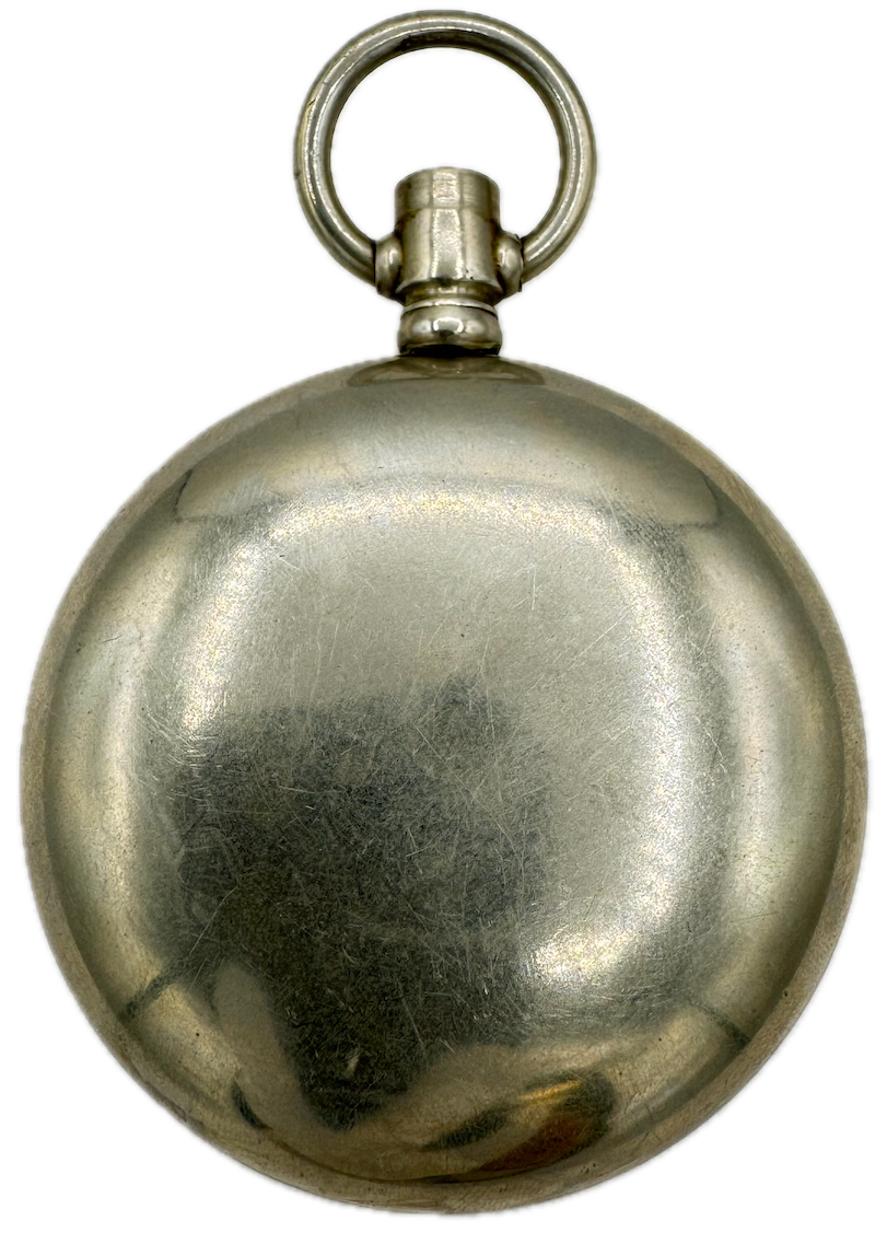 Antique 18 Size Philadelphia Open Face Pocket Watch Case Silverode Coin Edge