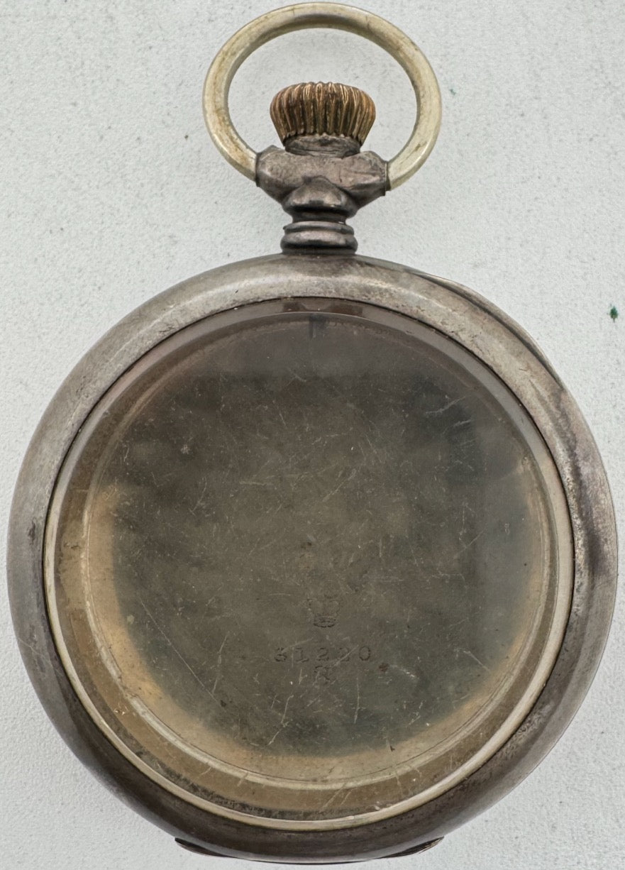 Antique 18s Philadelphia Open Face Pocket Watch Case 3oz Coin SilverFarmhouse