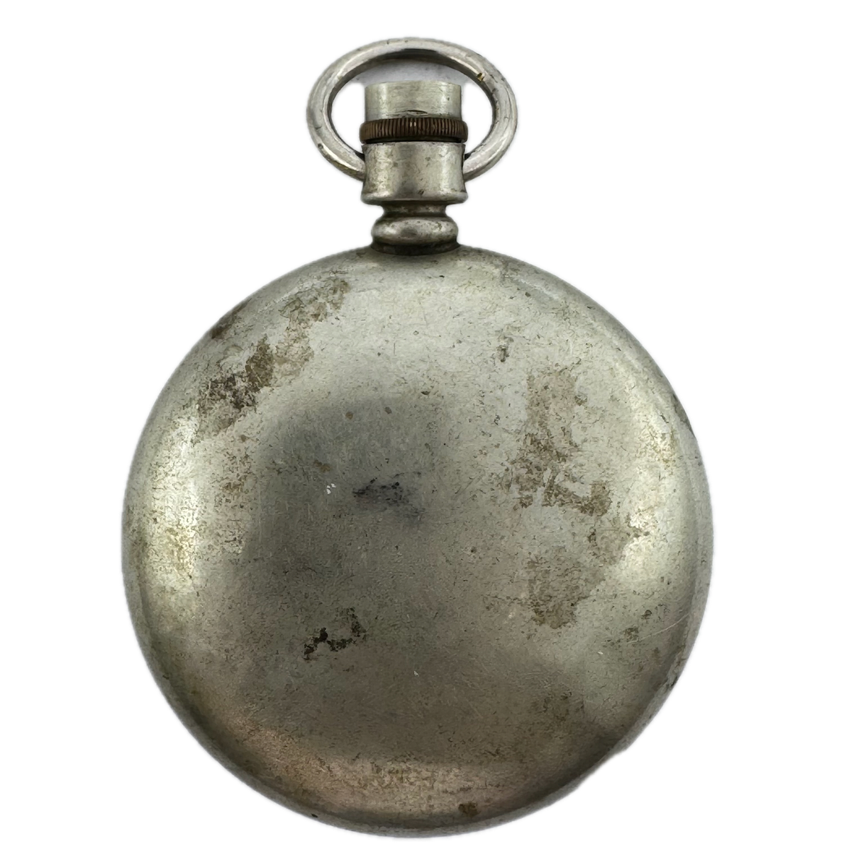 Antique 18s Keystone Alaska Metal Swingout Open Face Pocket Watch Case USA