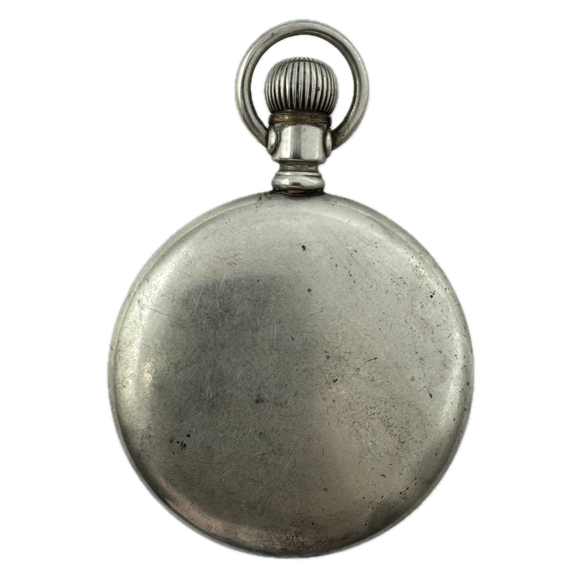 Antique 16 Size Crescent Swingout Open Face Pocket Watch Case Nickel AlloyUSA