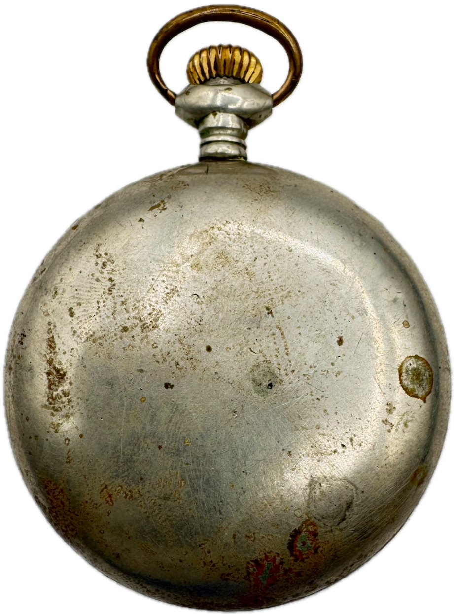 Antique 18s Philadelphia Crown Open Face Pocket Watch Case Silverode Smooth USA