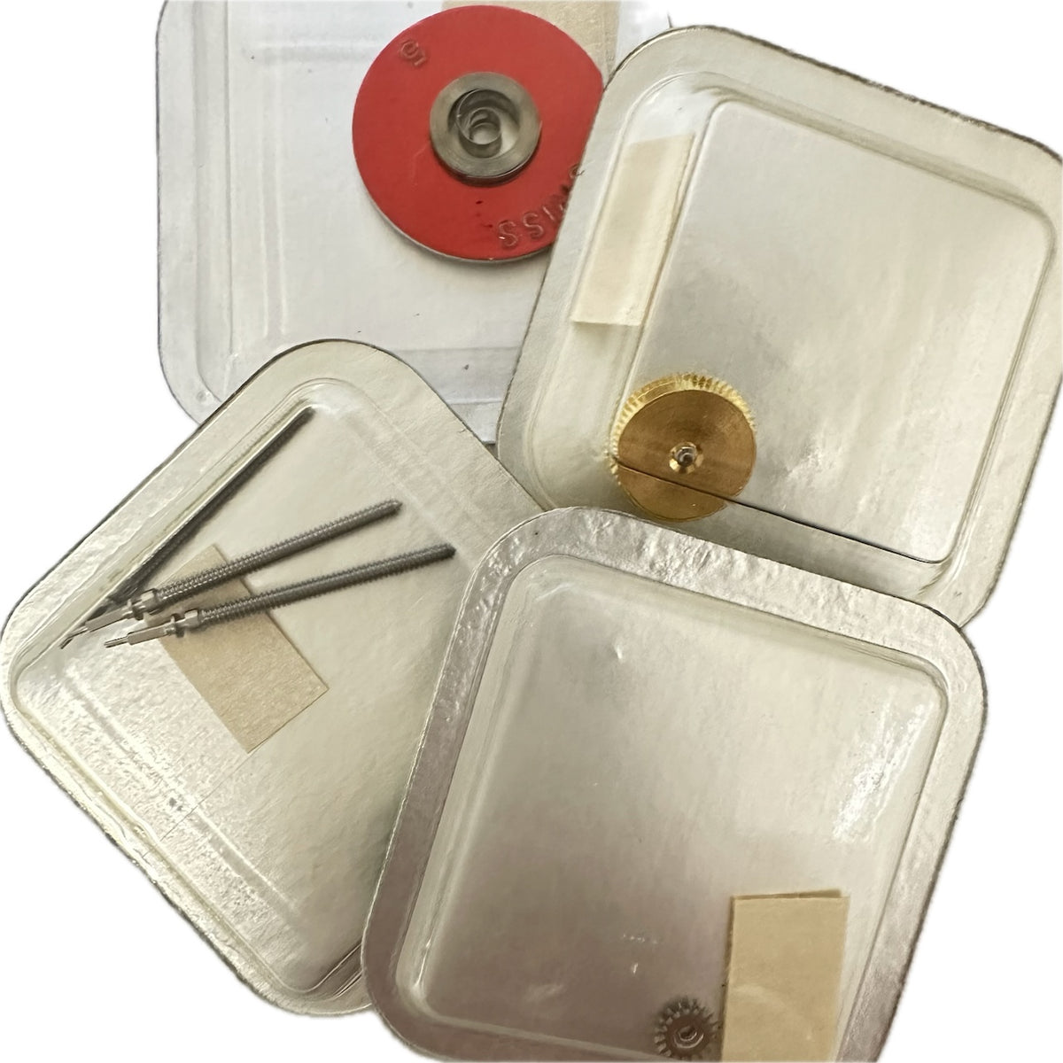 New Sealed Rolex Caliber 1400 Watch Parts (Stem, Mainspring, +) Authentic