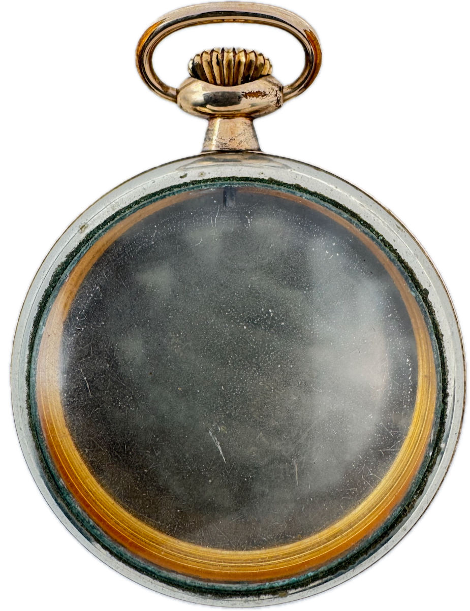 Antique 16 Size Wadsworth Platold Open Face Pocket Watch Case Engraved USA