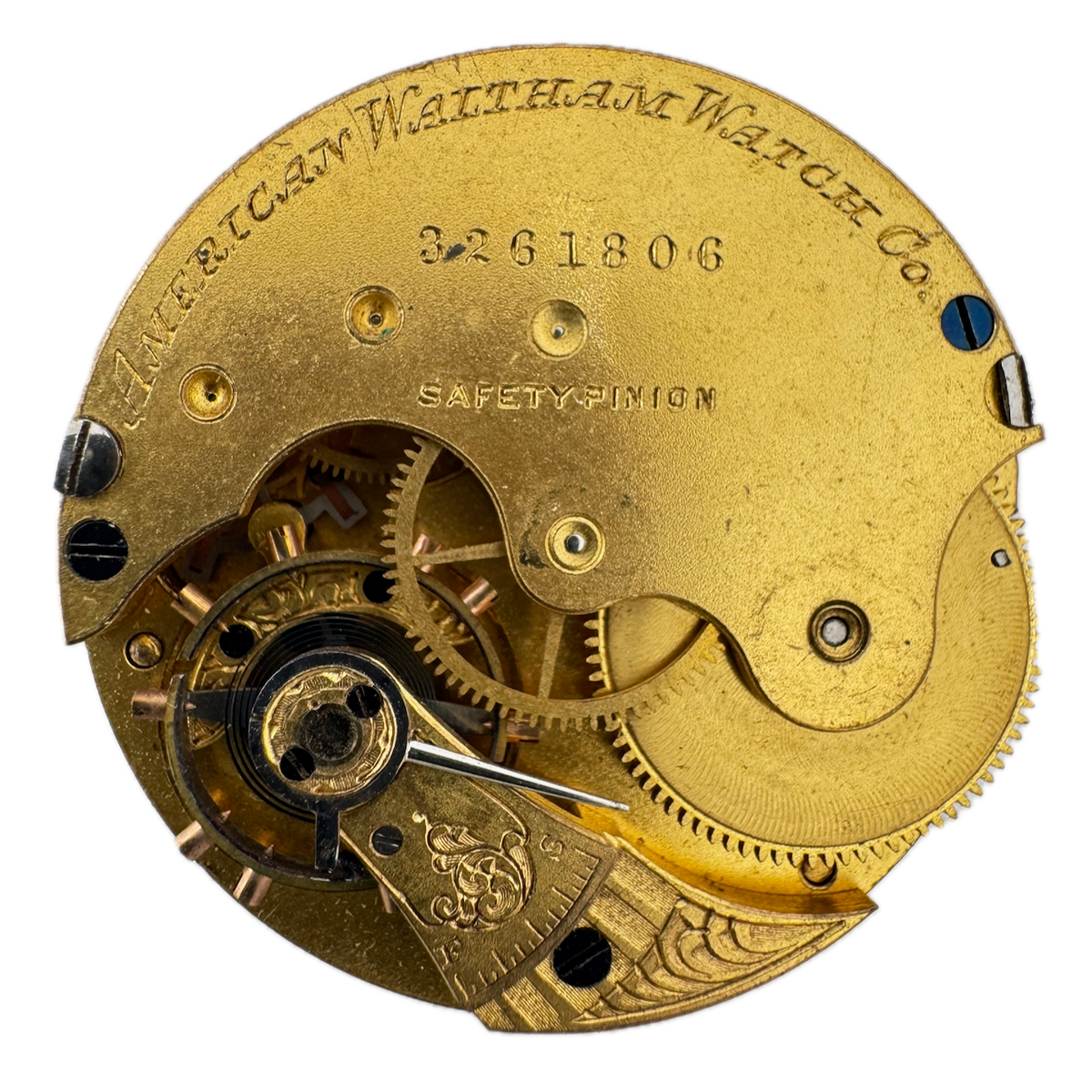 Antique 6s 1887 Waltham 7 Jewels Mechanical Hunter Pocket Watch Movement E USA
