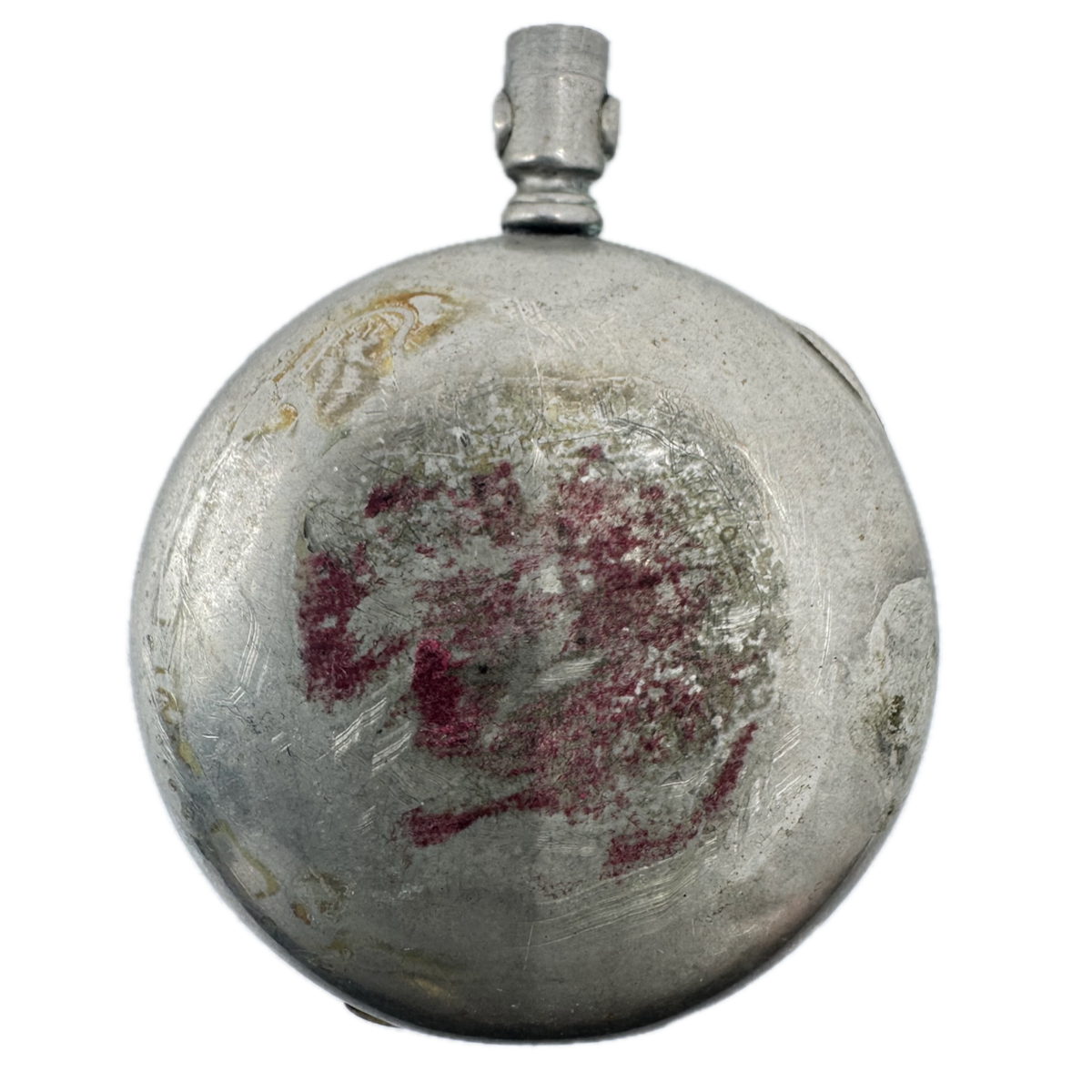 Antique 18s Keystone Smooth Bezel Open Face Pocket Watch Case Silveroid USA