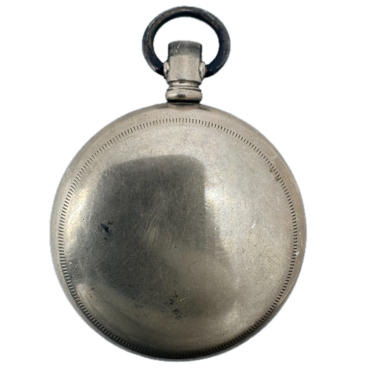 Antique 18s Philadelphia Coin Edge Open Face Pocket Watch Case Silverode USA