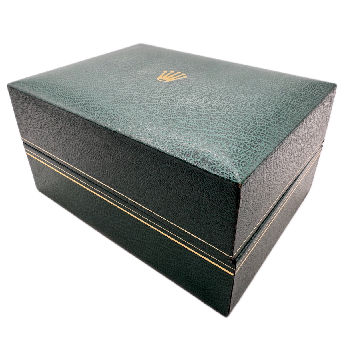 Vintage Rolex Submariner Men's Wristwatch Box Grean Leather & Felt Interior