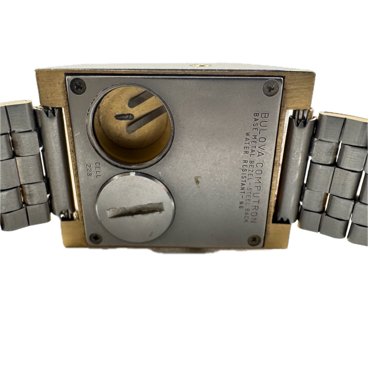 Vintage 1976 Bulova Computron Men's Digital LED Wristwatch USA