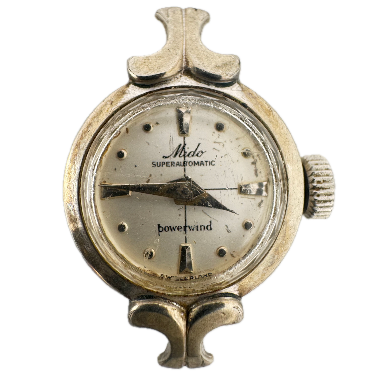 Vintage 17mm Mido 607P Men's Super Automatic Wristwatch 10k Gold Filled