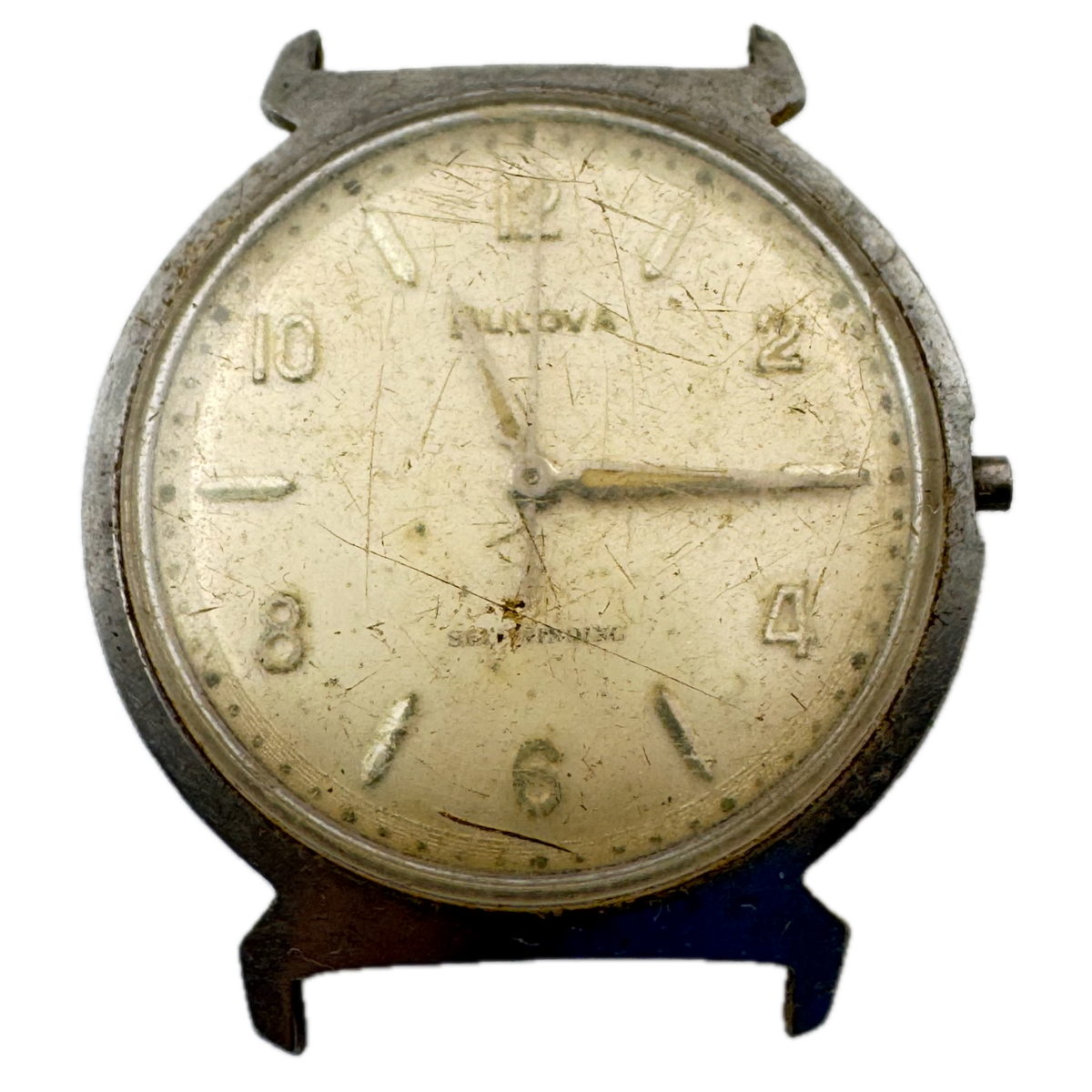 Vintage 1962 Bulova Jet Clipper Men's Automatic Wristwatch 11 AFAC Swiss Steel