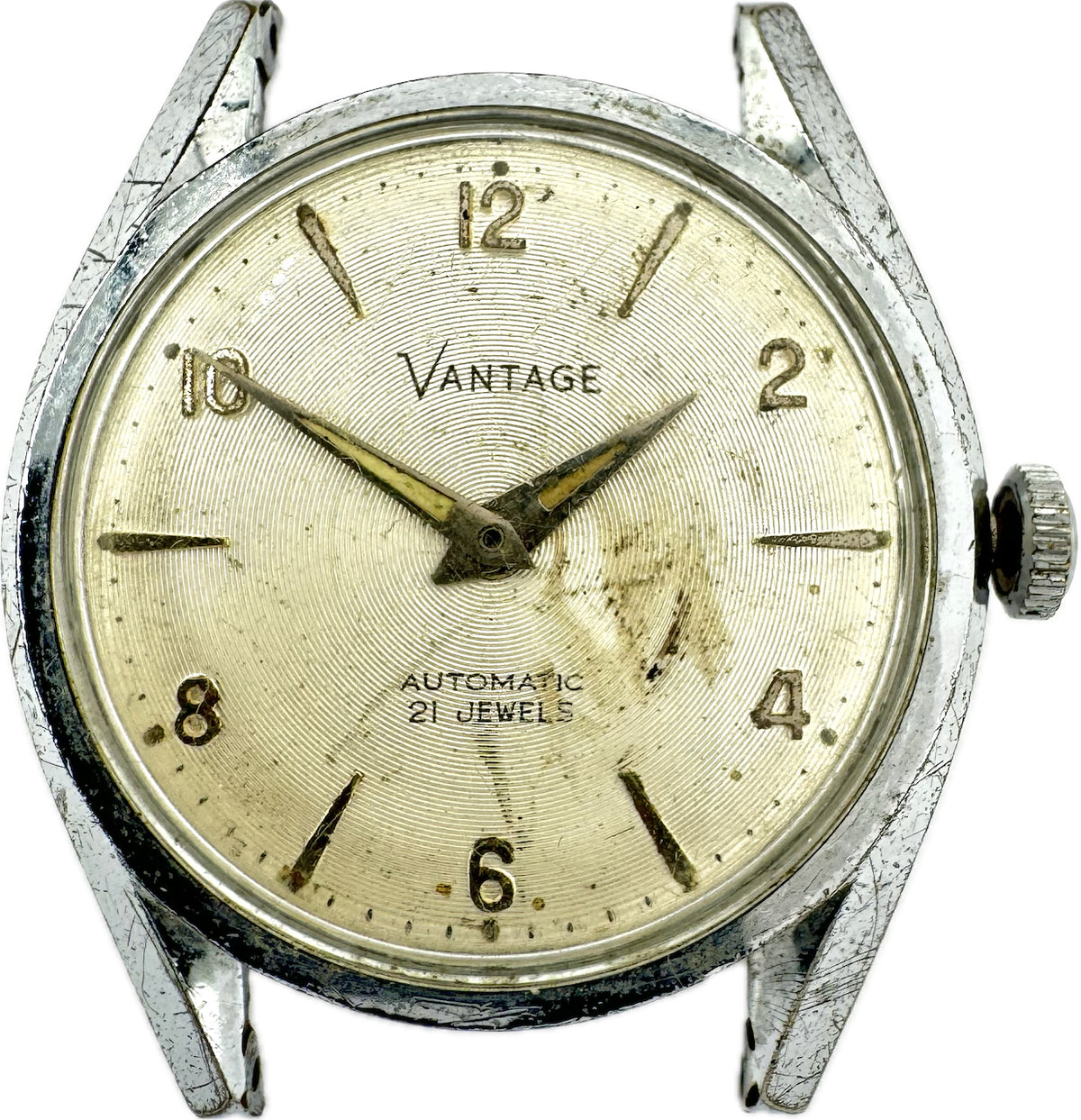 Vintage Vantage ST 191 Men's Automatic Wristwatch Base Metal w Concentric Dial