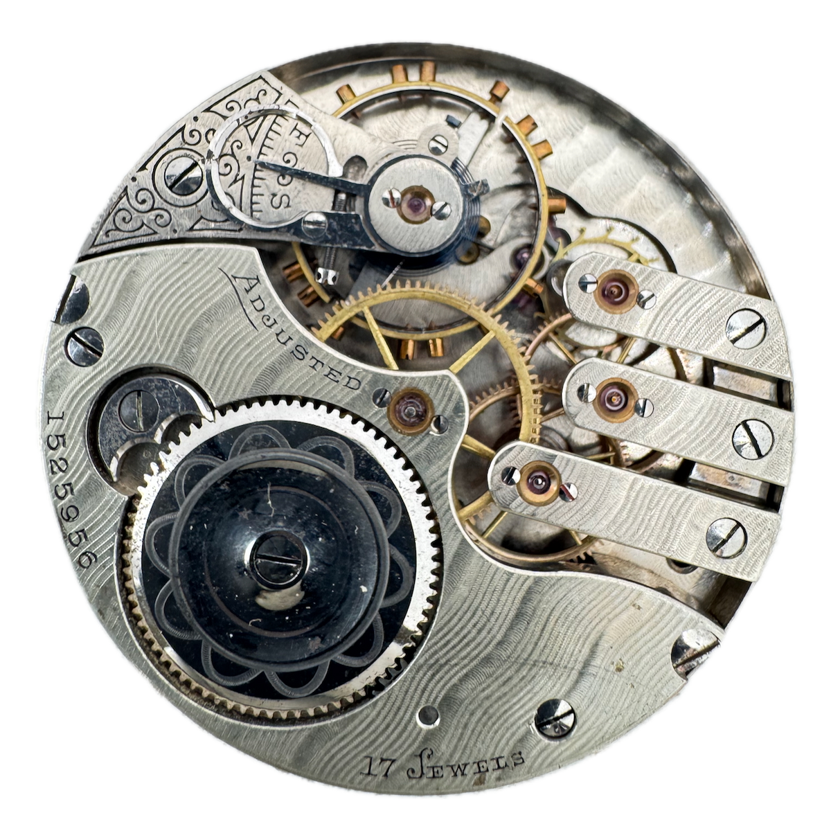 Antique 16s Illinois Eaile Philadelphia Mechanical Pocket Watch Movement 185