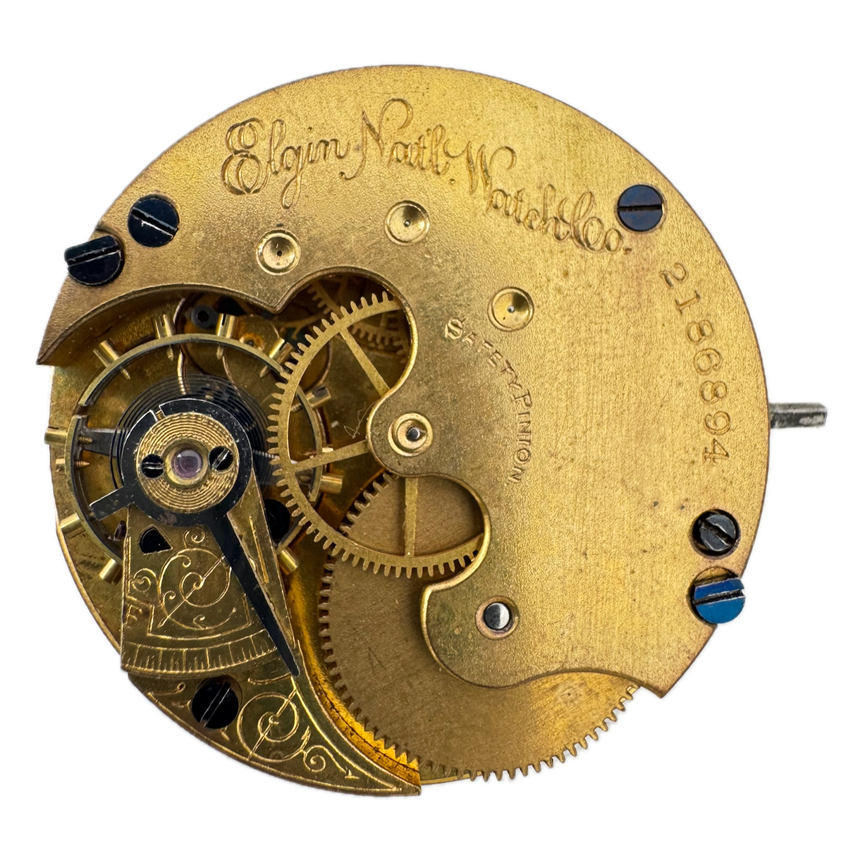 Antique 6s 1887 Elgin 7 Jewels Mechanical Hunter Pocket Watch Movement 95 USA