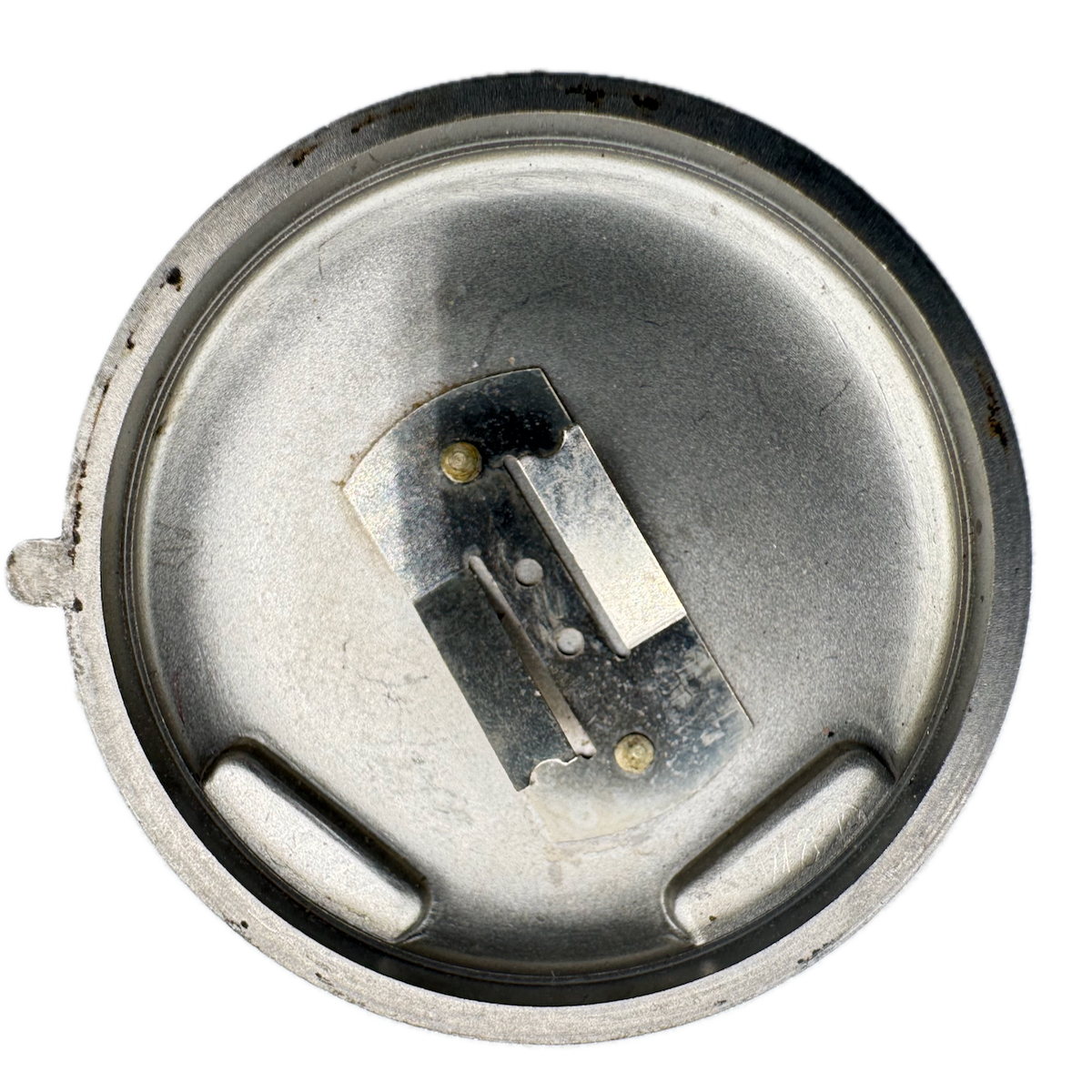 Vintage Pulsar Case Back Men's Wristwatch Case Stainless Steel 2 Swiss Made