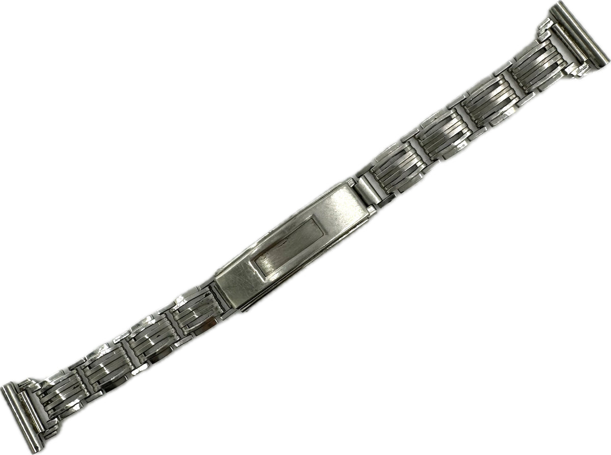 Vintage 15.5mm Ferronit Men's Wristwatch Bracelet Chrome Plated Art Deco