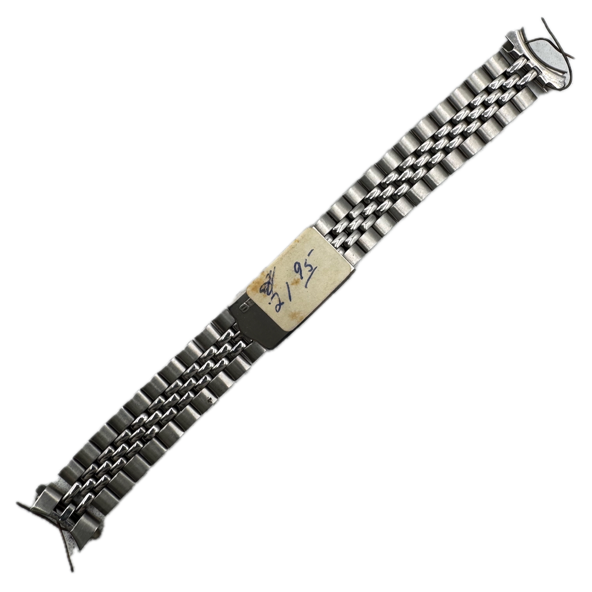 Vintage 14mm Seiko Men's Wristwatch Band Stainless Steel Deployant Clasp Japan