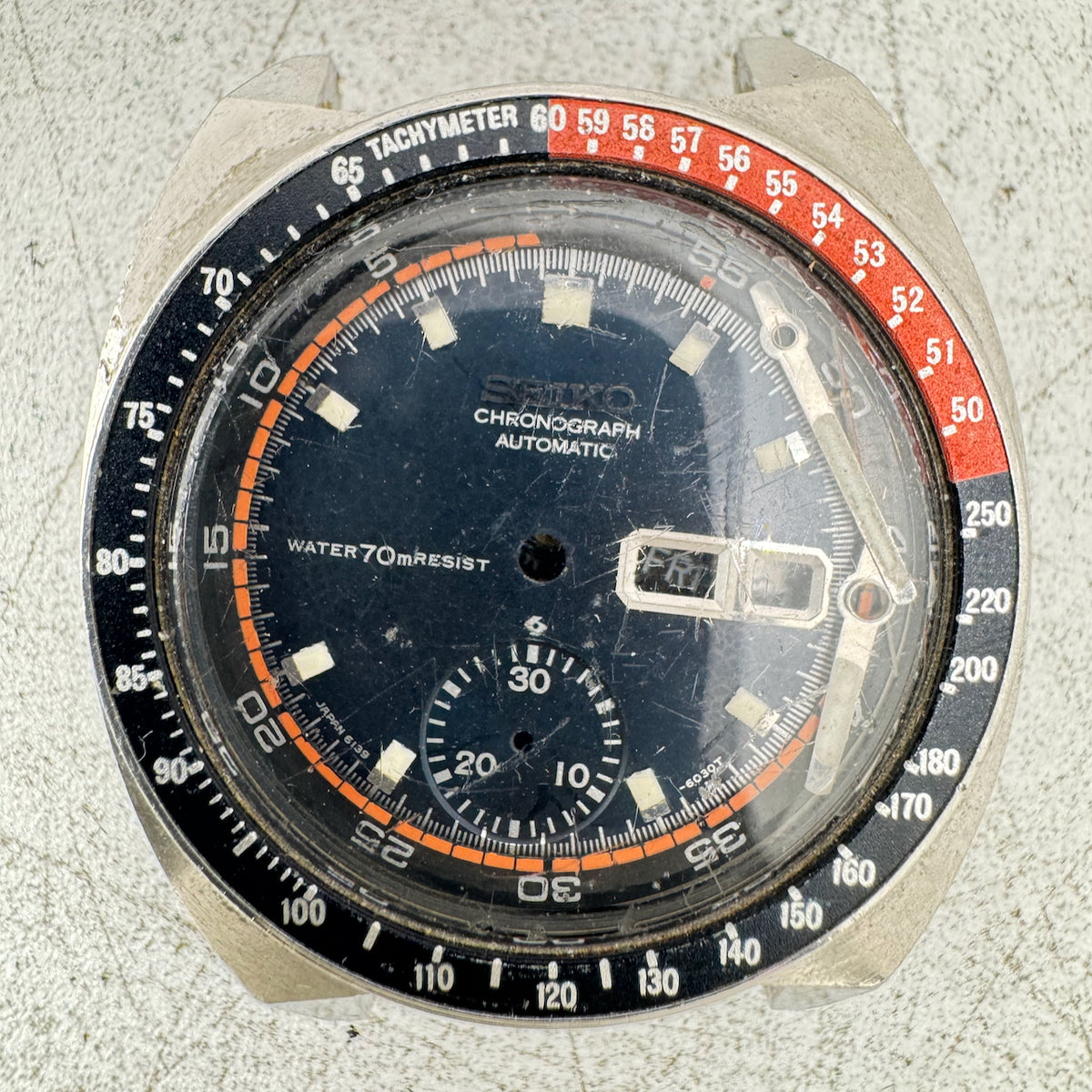 Vintage 41mm Seiko 6139-6001 17j Men's Automatic Wristwatch 6139A Japan