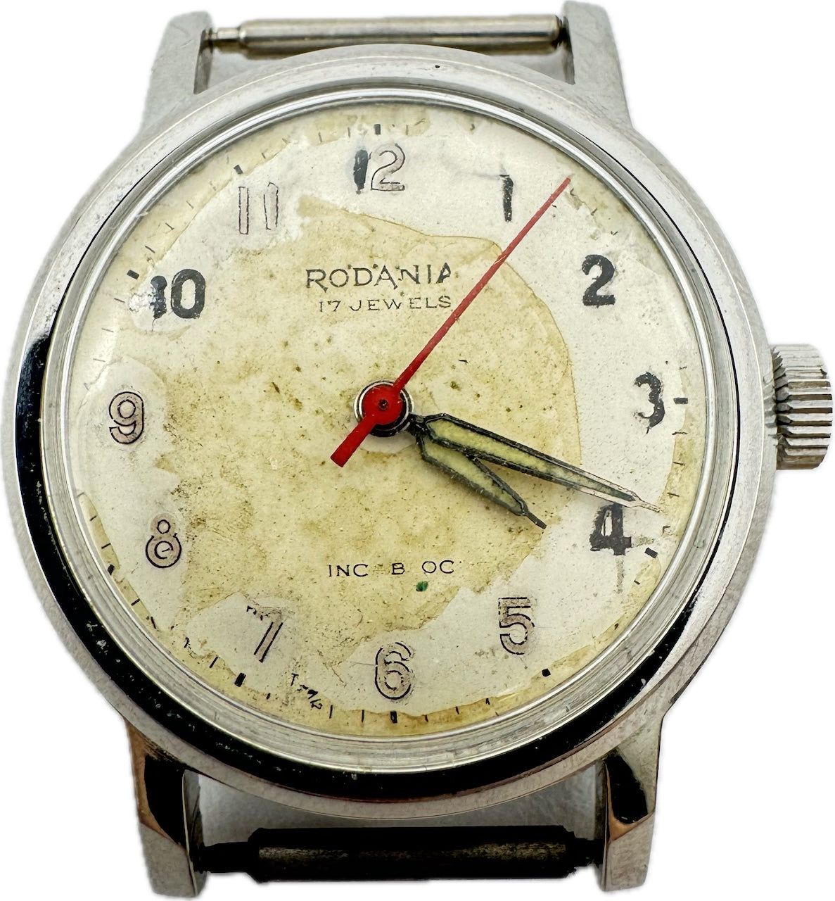 Vintage 31mm Rodania 1318 17 Jewel Men's Mechanical Wristwatch AS 1802/03