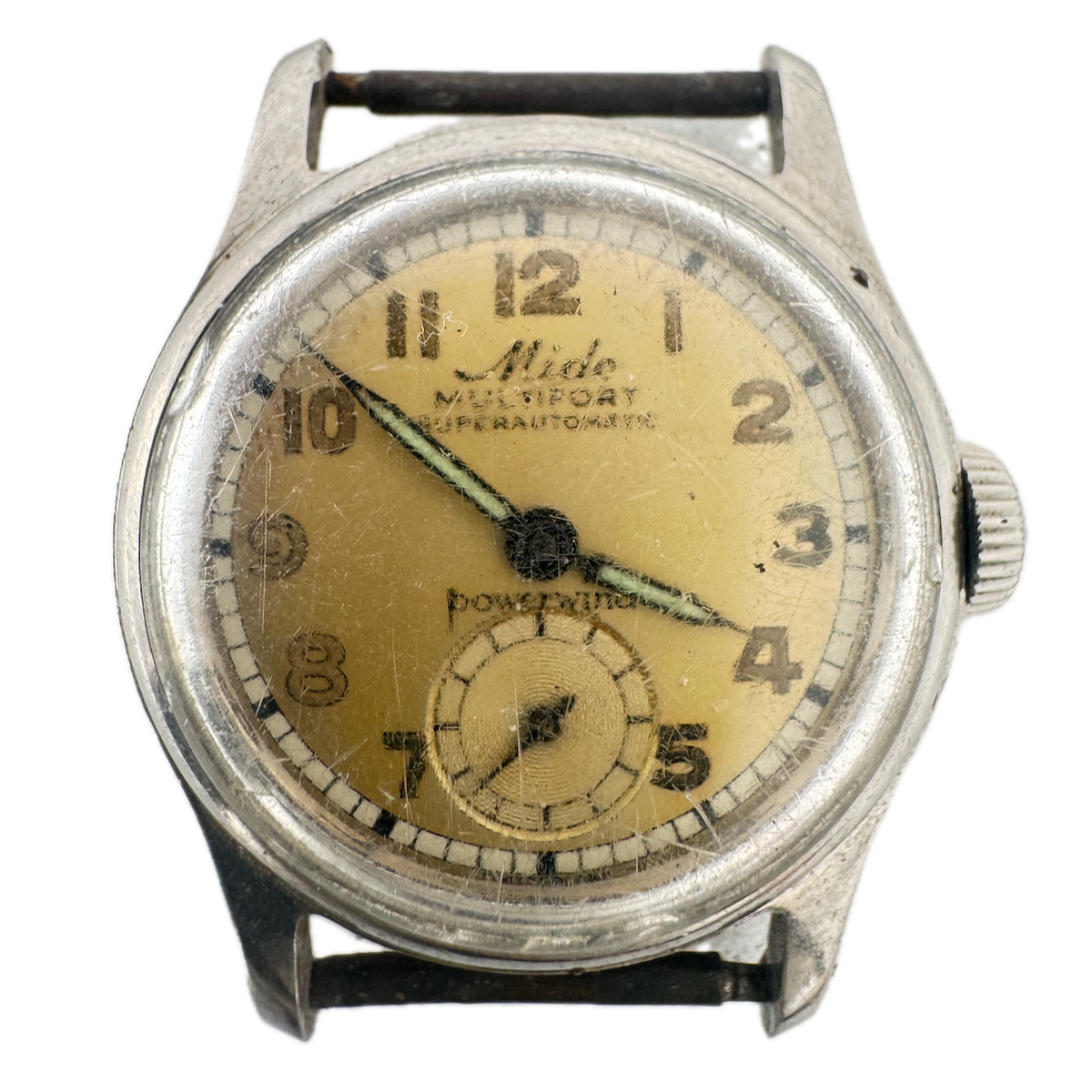 28mm Mido Multifort 17 Jewel Men's Automatic Wristwatch 00916P Swiss Steel