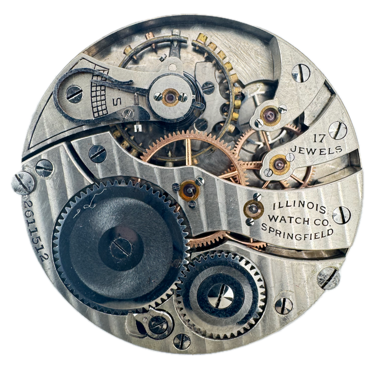 Antique 16s 1914 Illinois 17j Mechanical Hunter Pocket Watch Movement 304 USA