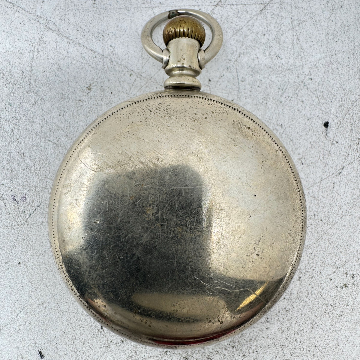 Antique 18s Fahys 3 Ounce Open Face Pocket Watch Case Oresilver / Nickel USA