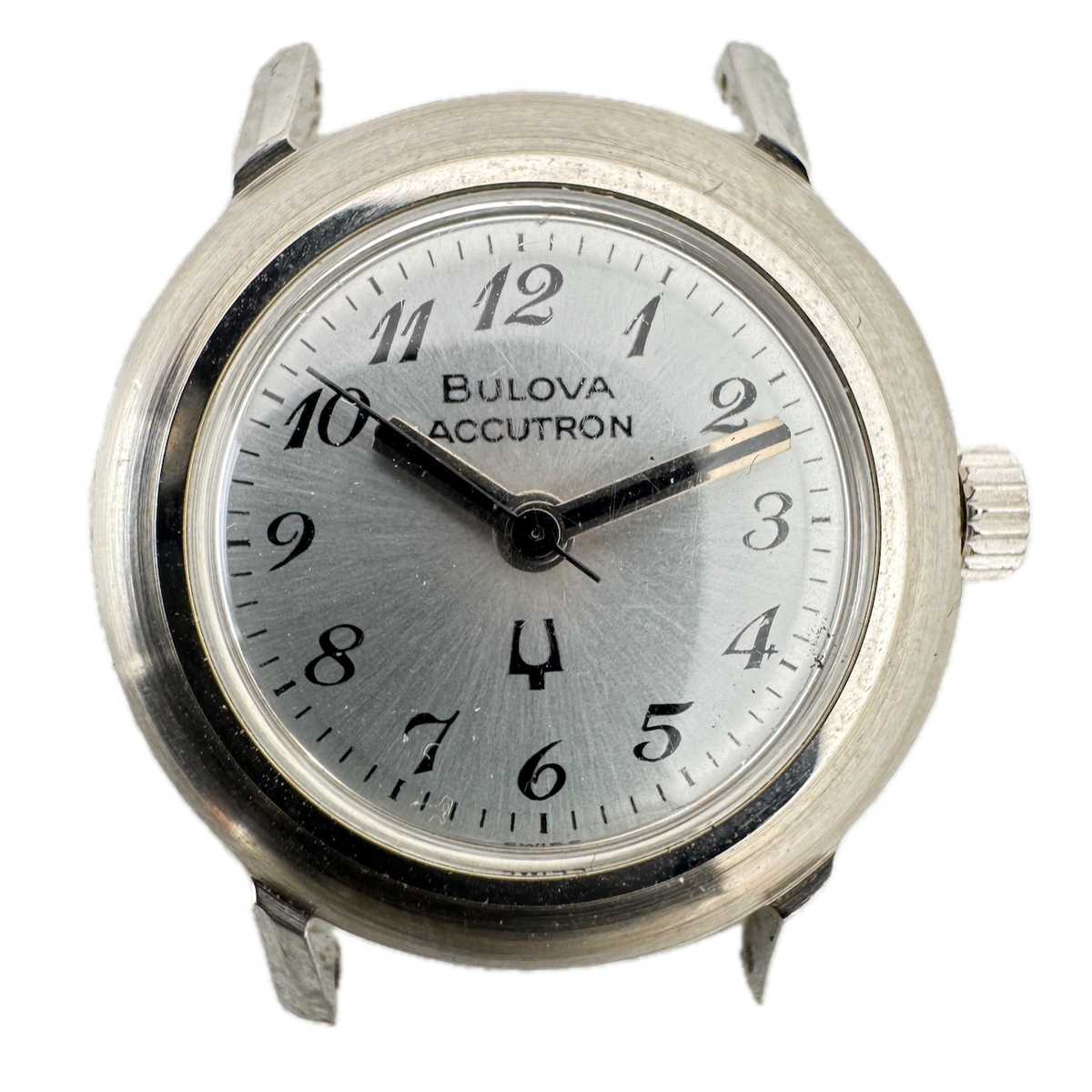 1977 Accutron T-3166 Sunburst Ladies Tuning Fork Wristwatch 2301A Swiss S.Steel