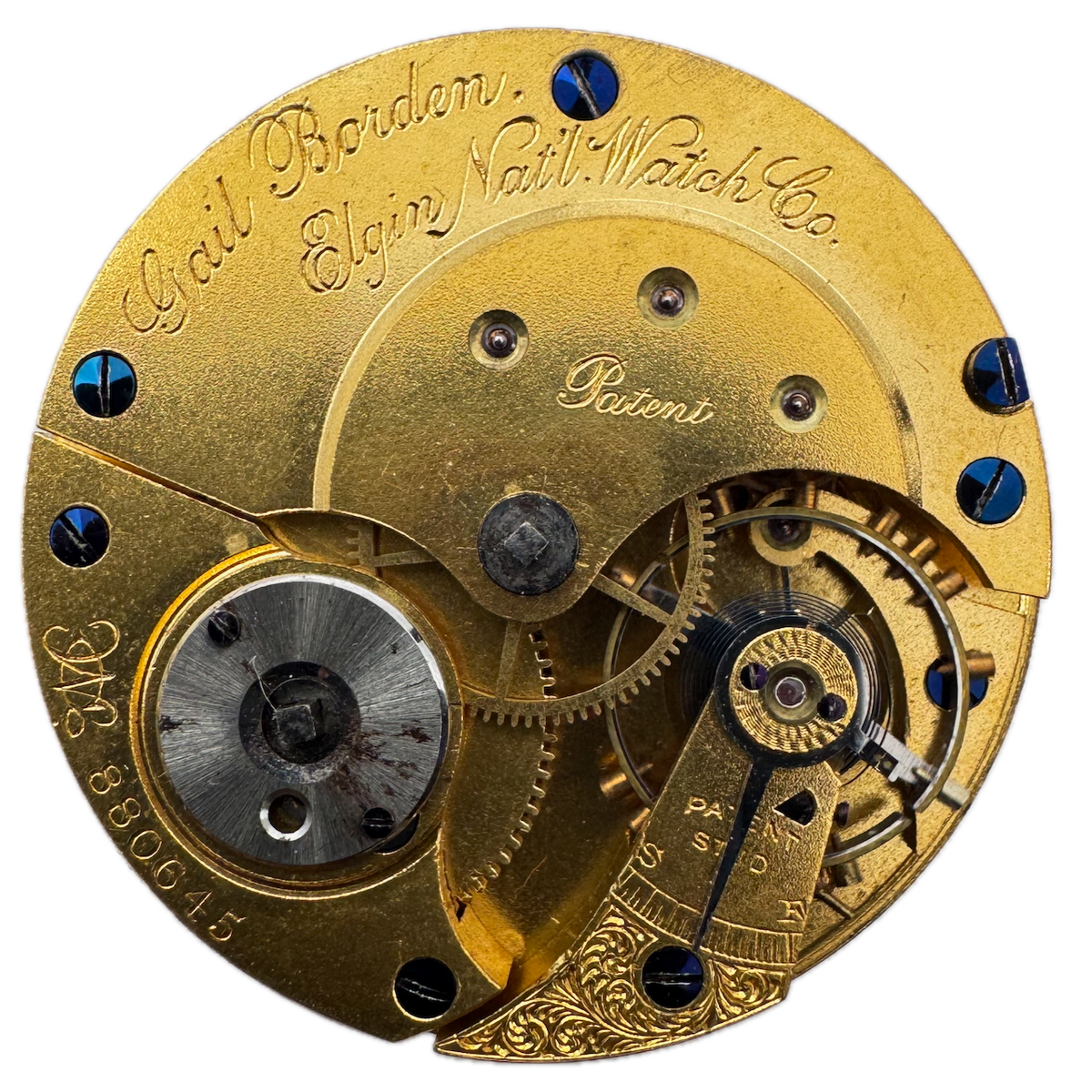 Antique 10s 1881 Elgin 11 Jewel Mechanical Pocket Watch Movement 22 USA