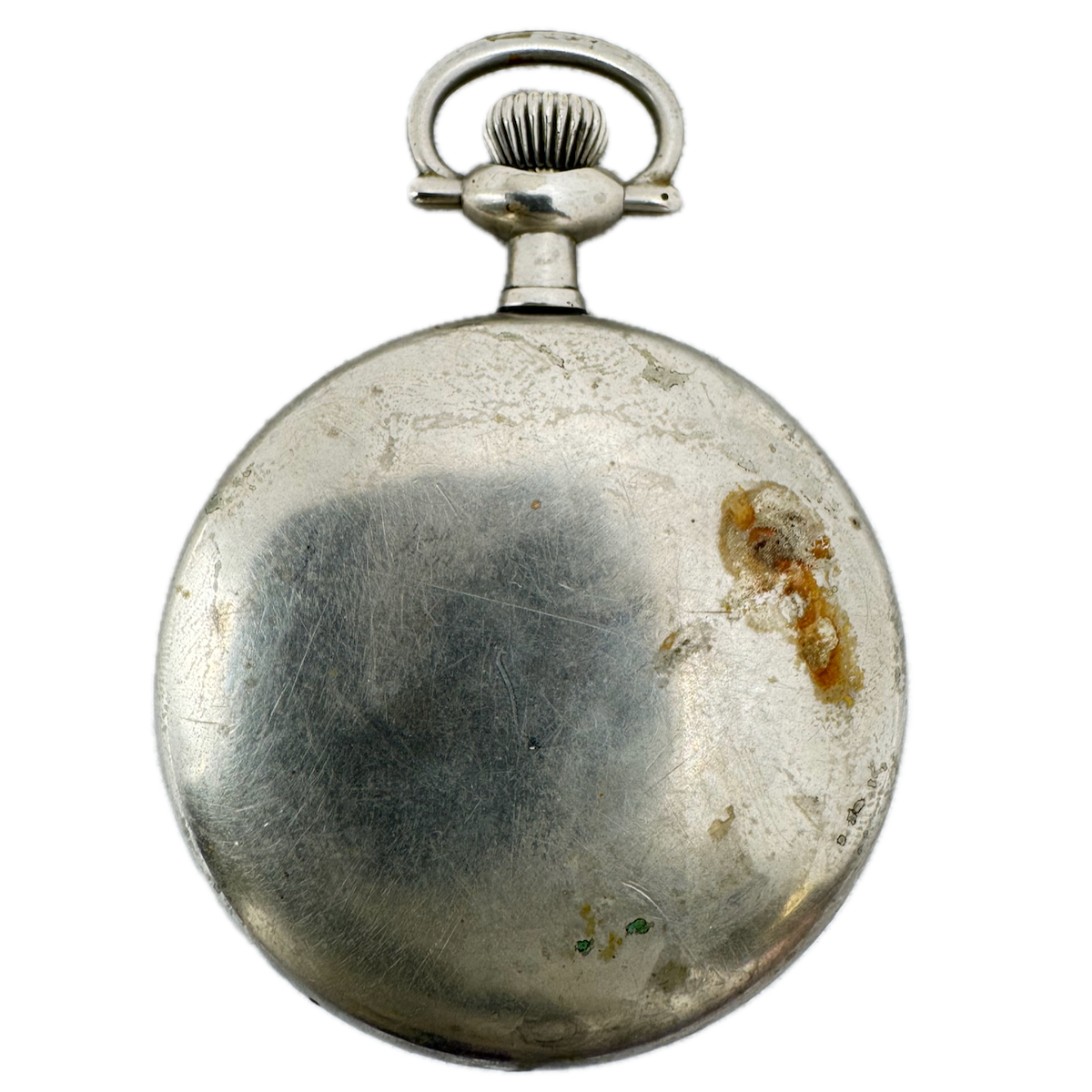 Antique 12s Philadelphia Smooth Bezel Open Face Pocket Watch Case Silverode USA
