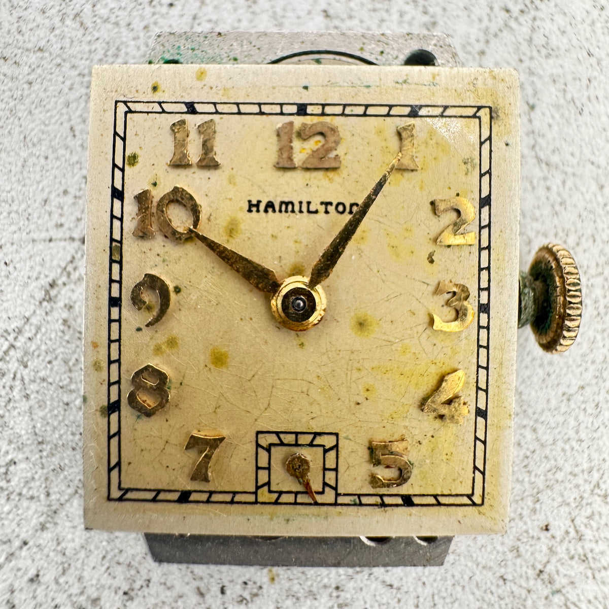 Vintage Hamilton 19 Jewel Mechanical Men's Wristwatch Movement 982 USA