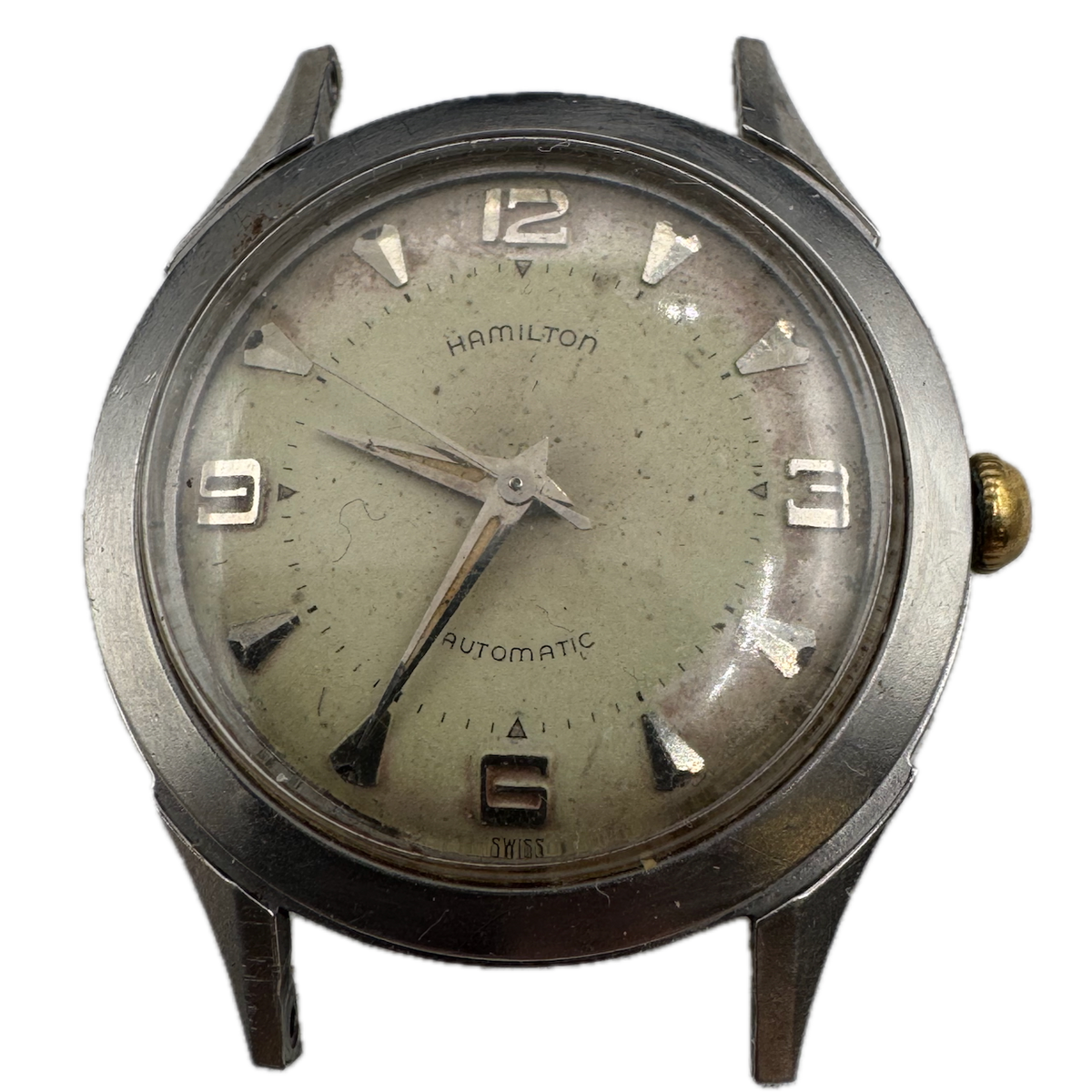 Vintage Hamilton K-505 Men's Automatic Wristwatch 661 Swiss Made Steel