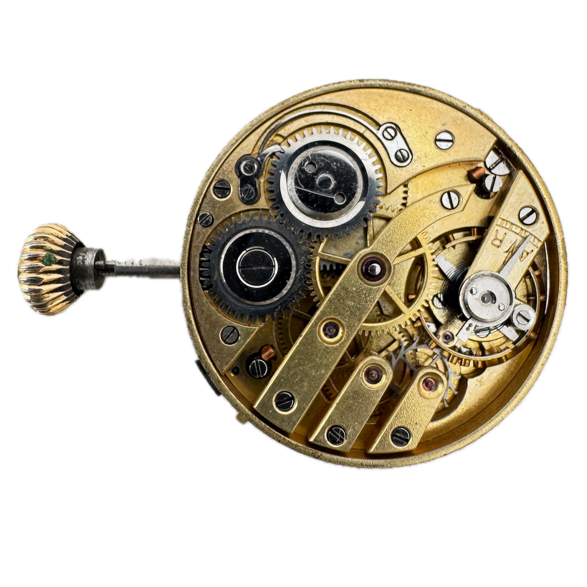 Antique 3/0s Audemars Freres Mechanical Hunter Pocket Watch Movement Swiss
