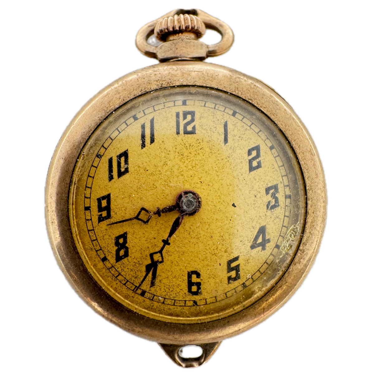 Vintage P.O. Mathey Pendant Convertible Men's Mechanical Wristwatch 20 Year GF
