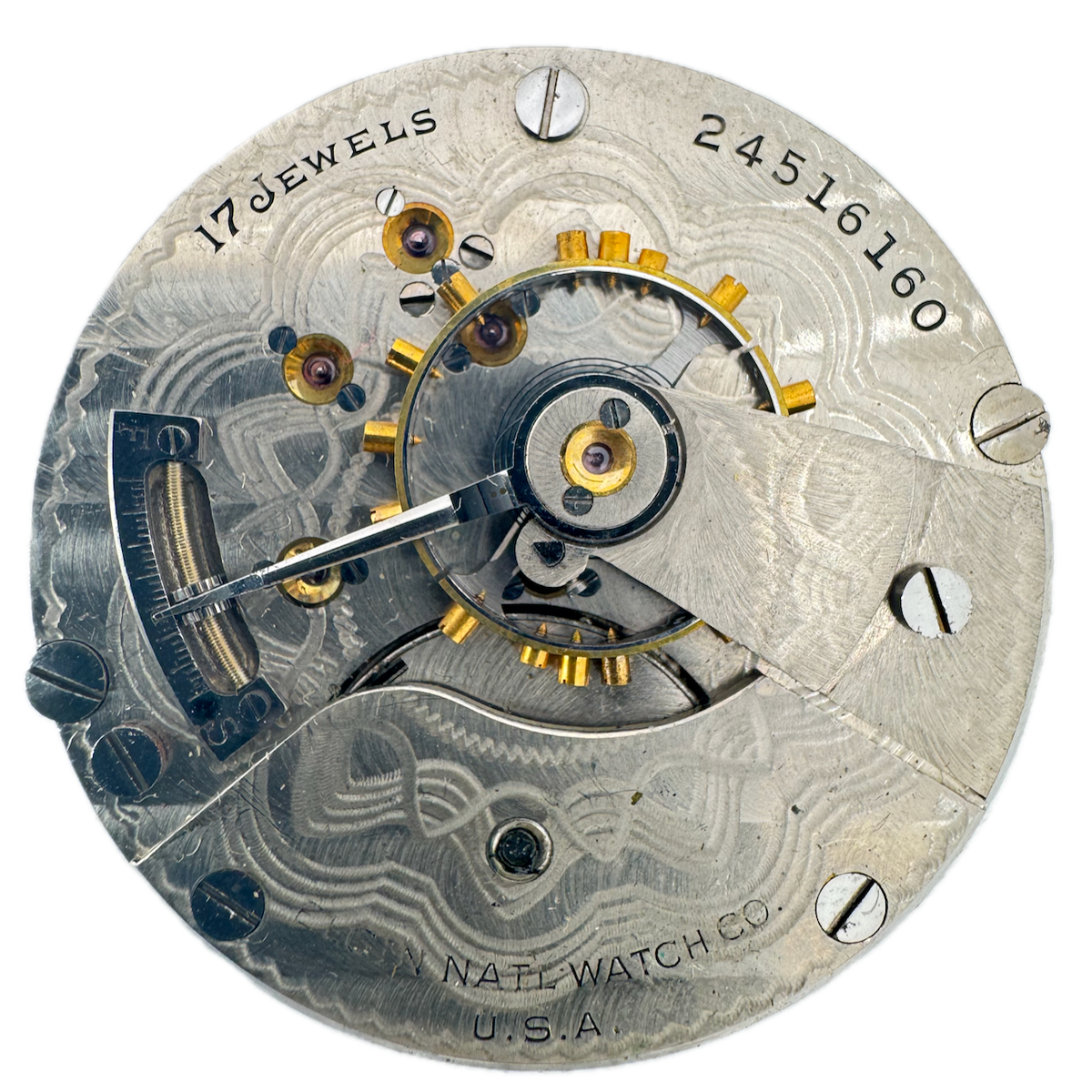 Antique 18s 1922 Elgin 17 Jewel Mechanical Pocket Watch Movement 336 USA