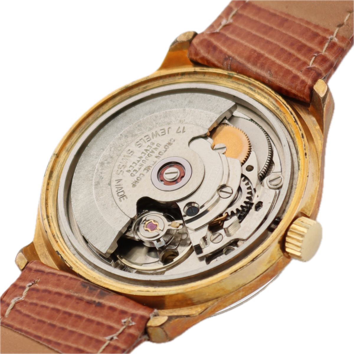 Croton Day Date Multicolor Dial