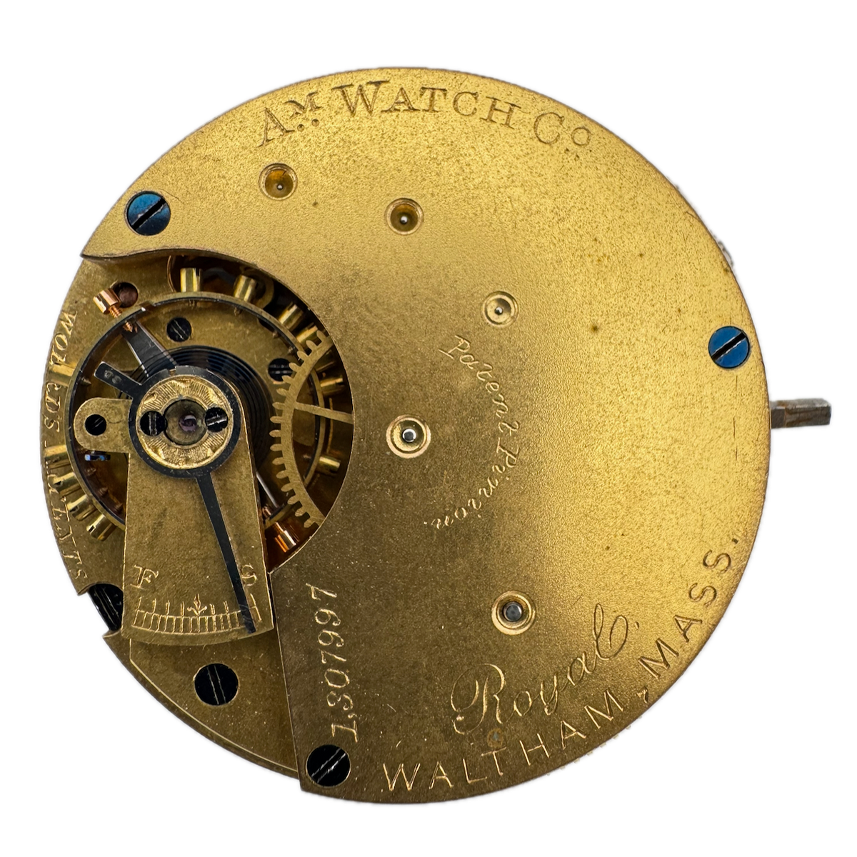 Waltham Multicolor Dial 1880