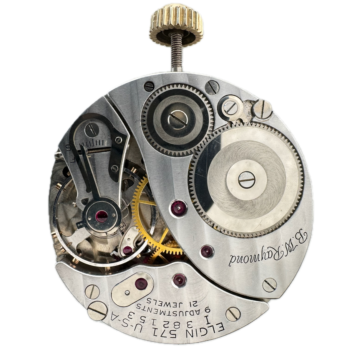 Elgin B.W. Raymond Montgomery Dial 1954