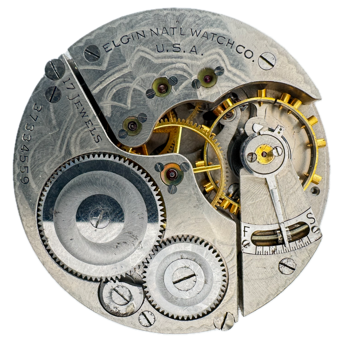 Elgin Arabic Numerals 1938