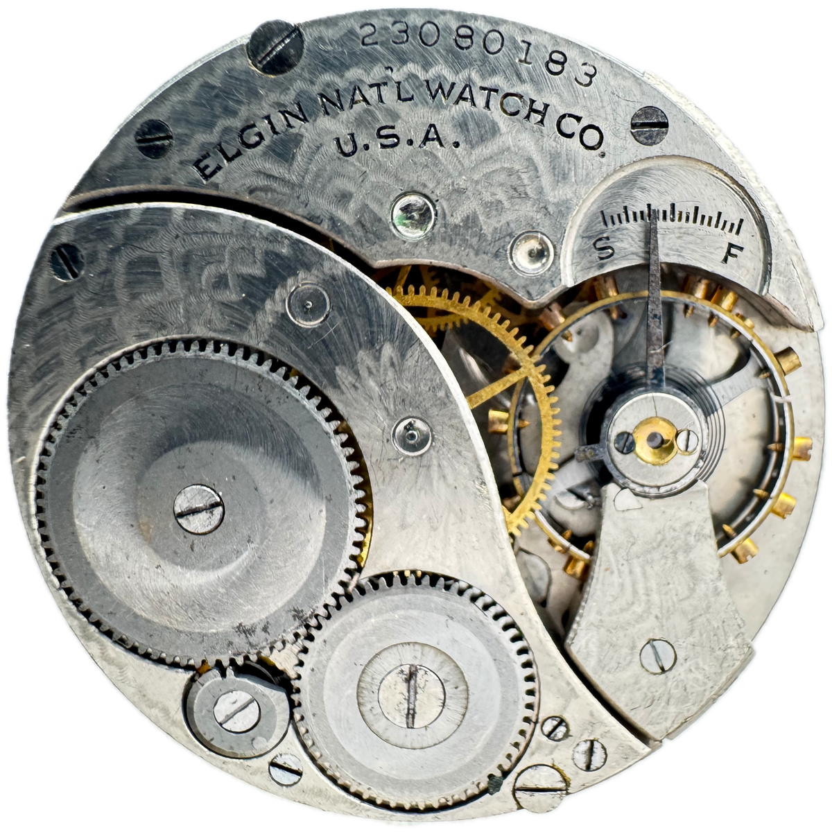Elgin Single Sunk Sub Dial 1921