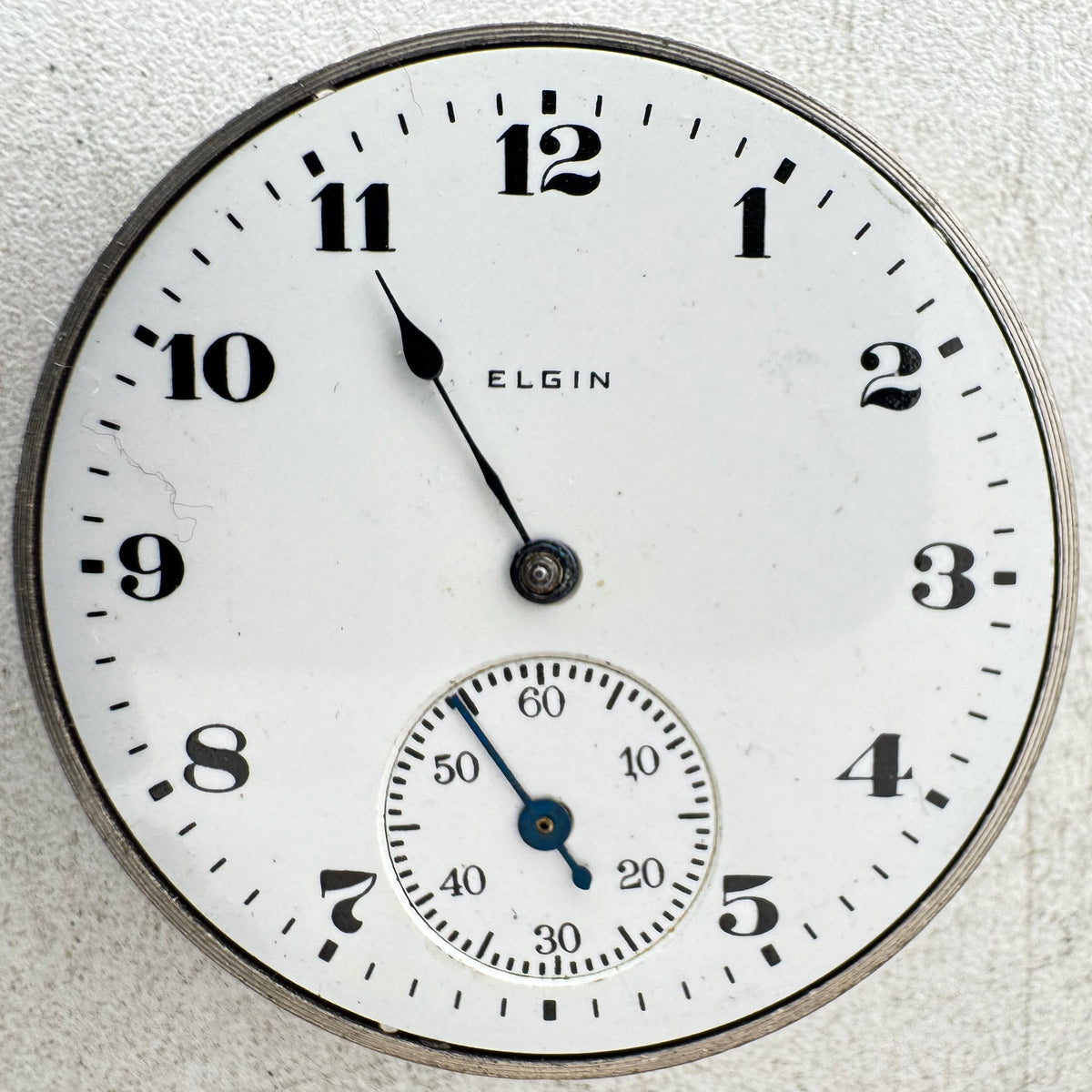 Elgin Single Sunk Sub Dial 1921