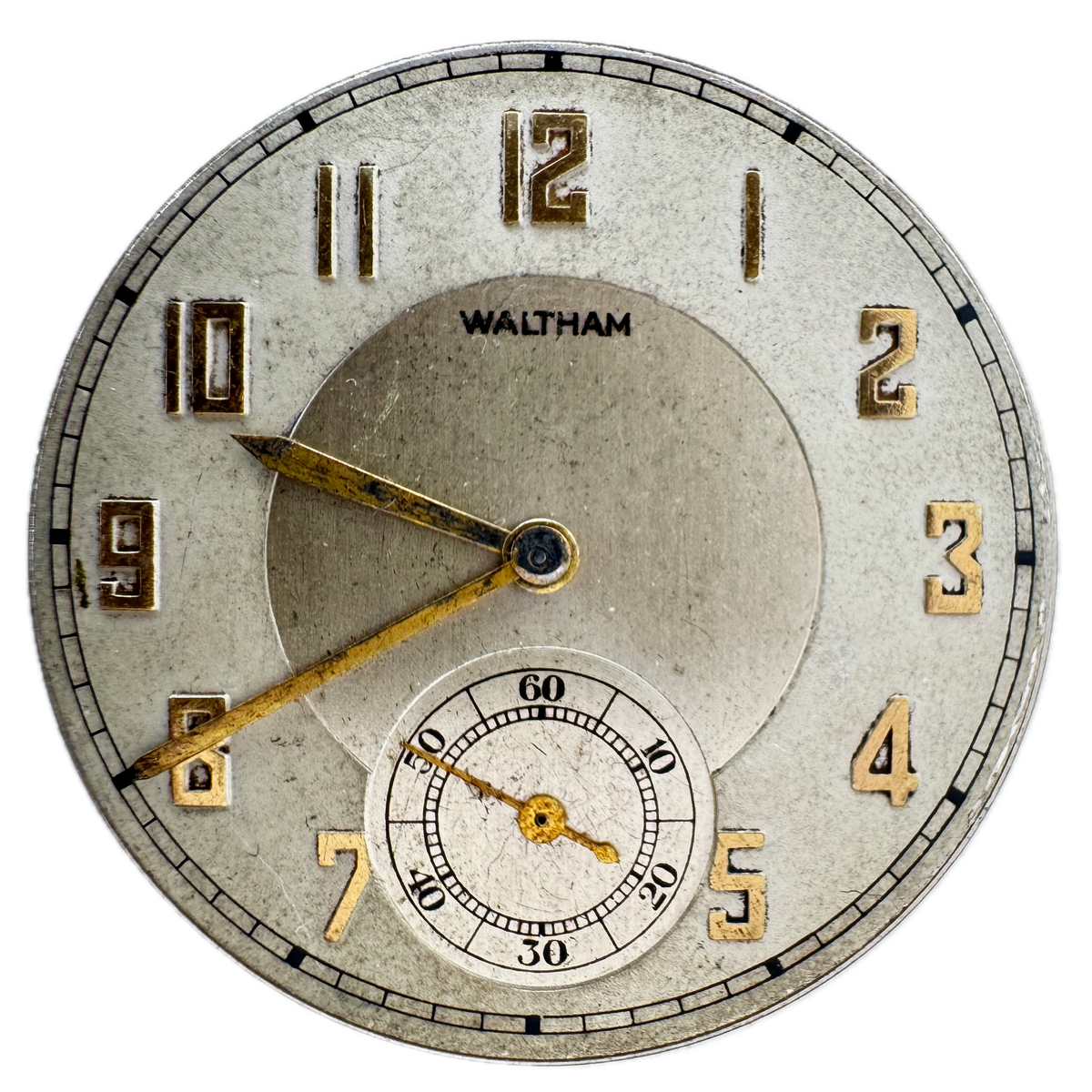 Waltham Raised Numerals 1934