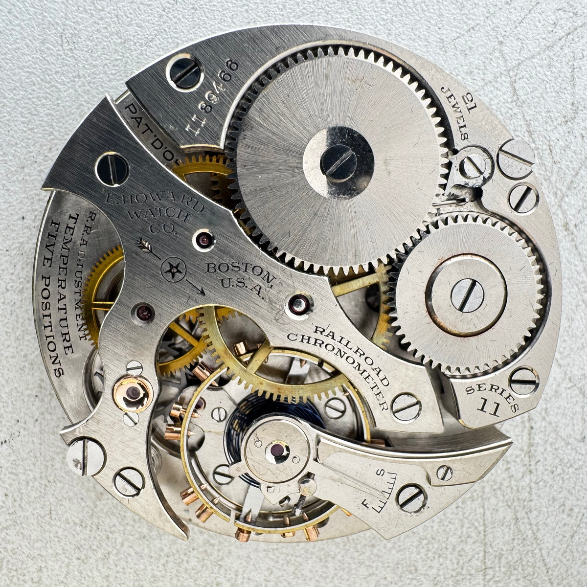 E. Howard Watch Co. Arrow.RecoilClick 1913