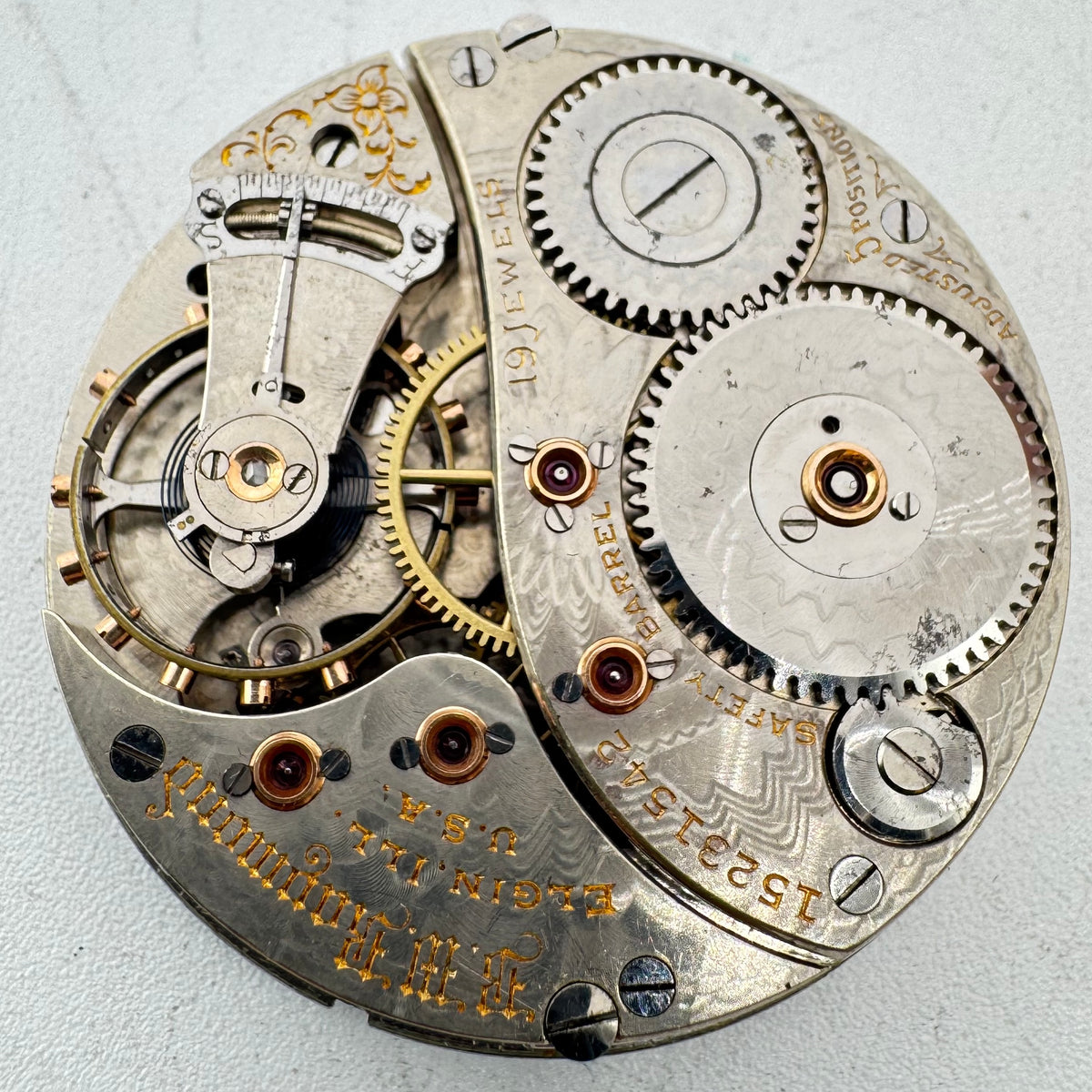 Elgin B.W. Raymond Diamond CJ 1911