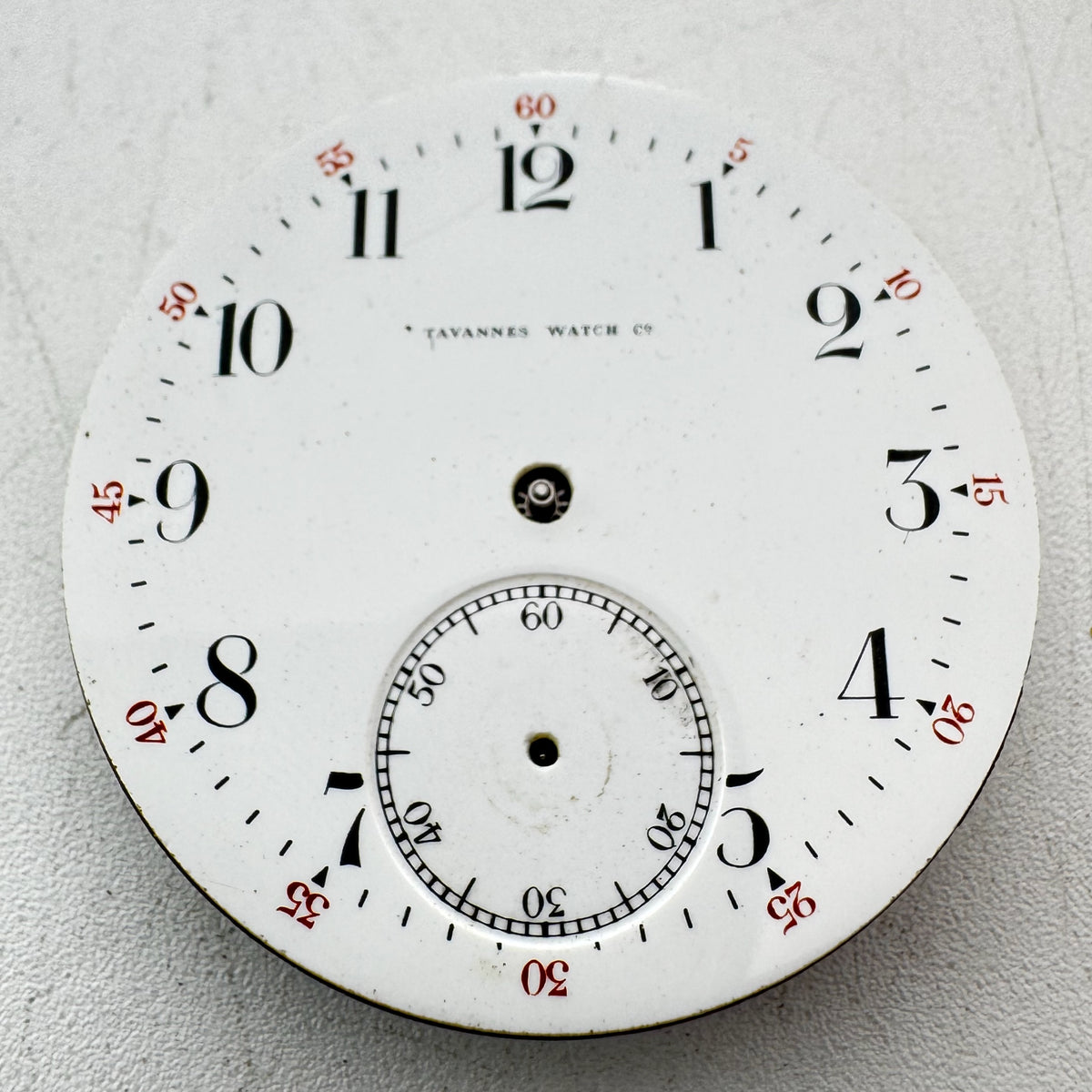Tavannes Watch Co. White Dial 1912