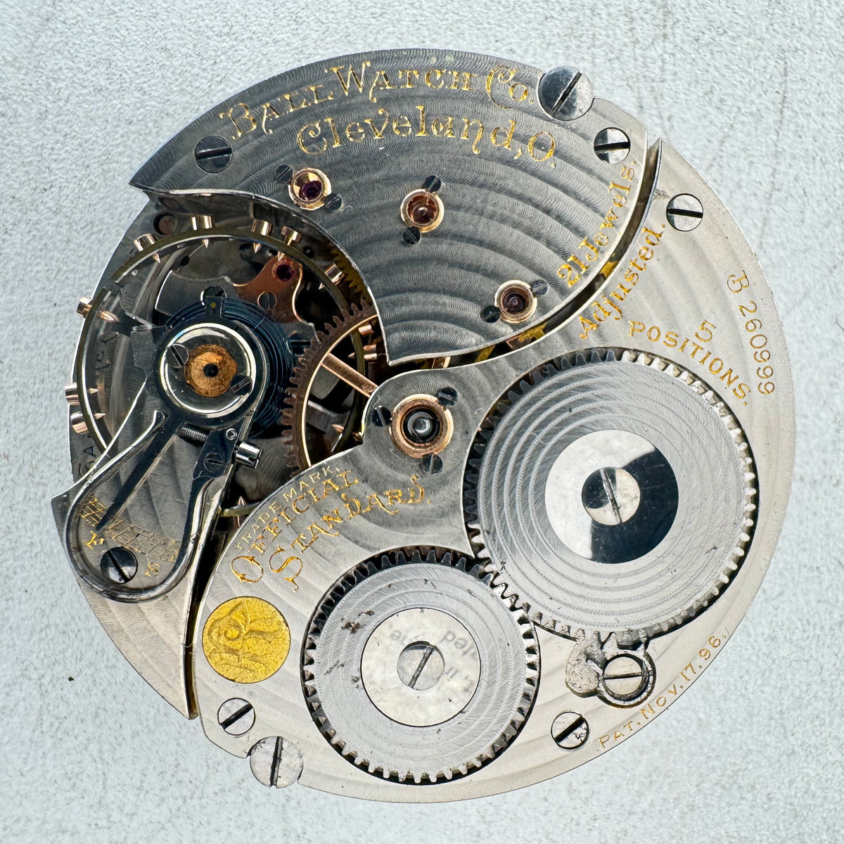 Ball Watch Co. Waltham 1918